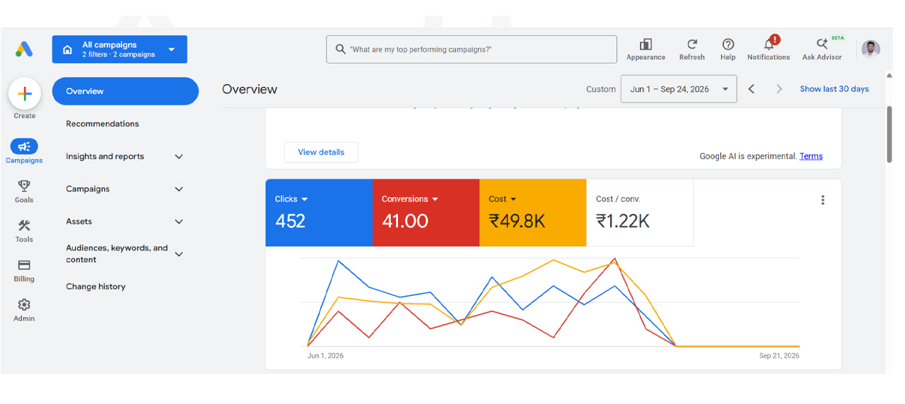 Google Ads Conversion Campaign