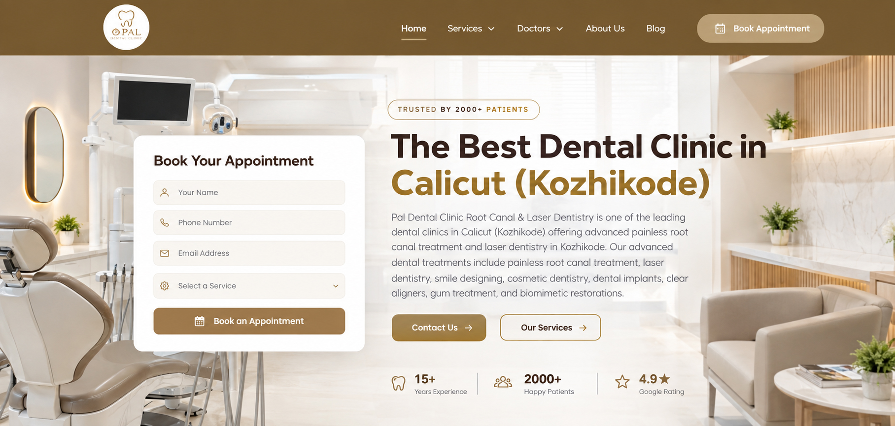PAL Dental Clinic Website