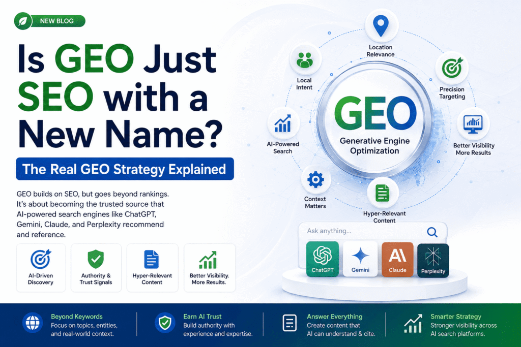 Is GEO Just SEO with a New Name